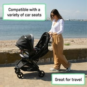 Ingenuity 3Dquickclose CS+ Compact Fold Infant Baby Stroller, Black