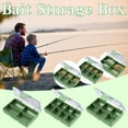 thumbnail image 5 of Qxpztk Tackle Boxes, Fishing Plastic Box, Transparent Plastic Storage Organizer Box,Tool Box, Bait Separator -Angler's equipment - Tackle Trays - Parts Box - Eight cells, 5 of 9