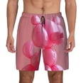 thumbnail image 2 of Goofa Pink Balloon Puppy Art Printed Men's Swim Trunks Board Shorts Quick Dry Mens Swimming Trunks with Compression Liner,Breathable Fit Hawaii Beach Shorts-X-Large, 2 of 9