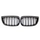 thumbnail image 1 of Parrilla deportiva de doble línea de riñón frontal para BMW E81 E87 Serie 1 2004-07 Afortunado Sencillez, 1 of 5