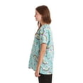 thumbnail image 2 of Just Love Women's Medical V-Neck Scrub Tops (Turquoise - Unicorn Rainbow, Medium), 2 of 3