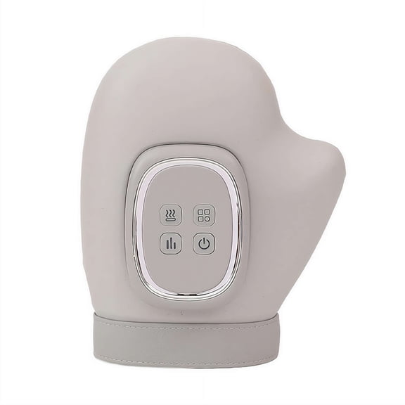 Cordless Hand Massager with Heat and Compression, 3 Modes, 5 Intensity Levels, Rechargeable Electric Massager for Hand, Wrist & Finger Relaxation