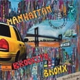 thumbnail image 3 of Wozniak, Sophie 20x20 Black Modern Framed Museum Art Print Titled - Manhattan Brooklyn, 3 of 5