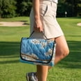 thumbnail image 4 of Xixirimido Golf Cart Seat Cover with 4 Storage Pockets Universal Golf Cart Seat Blanket Towel Fits for EZGO, Yamaha, Club Car Golf Cart Accessories, Beach Sea Starfish Floral, 4 of 8