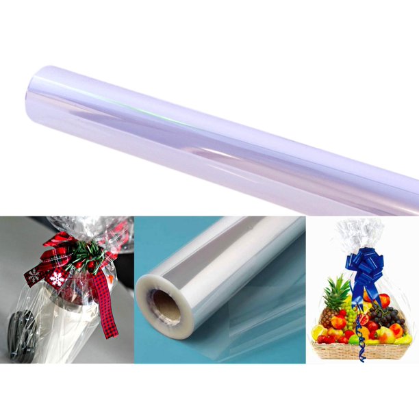 Super Clear Cellophane Wrap Roll (40 in X 100 ft)