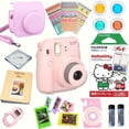 thumbnail image 1 of Fujifilm Instax Mini 8 Camera Pink + Fujifilm Instax mini 8 instant films 10 pack (Hello kitty) + MASSIVE BUNDLE for Fujifilm instax mini 8 camera, 1 of 4