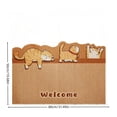 thumbnail image 3 of Coir Doormat Indoor Outdoor, Non Slip Rubber Backing Heavy Duty Entrance Mat, Cuttable Low Profile Dirt Trapping Scraper Mat for Front Door Entryway Garage Mudroom Home Floor Clean, 3 of 7