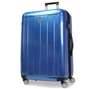 World Traveler Contour 28-Inch Lightweight Polycarbonate Hardside Expandable Spinner Luggage with TSA Lock - Blue