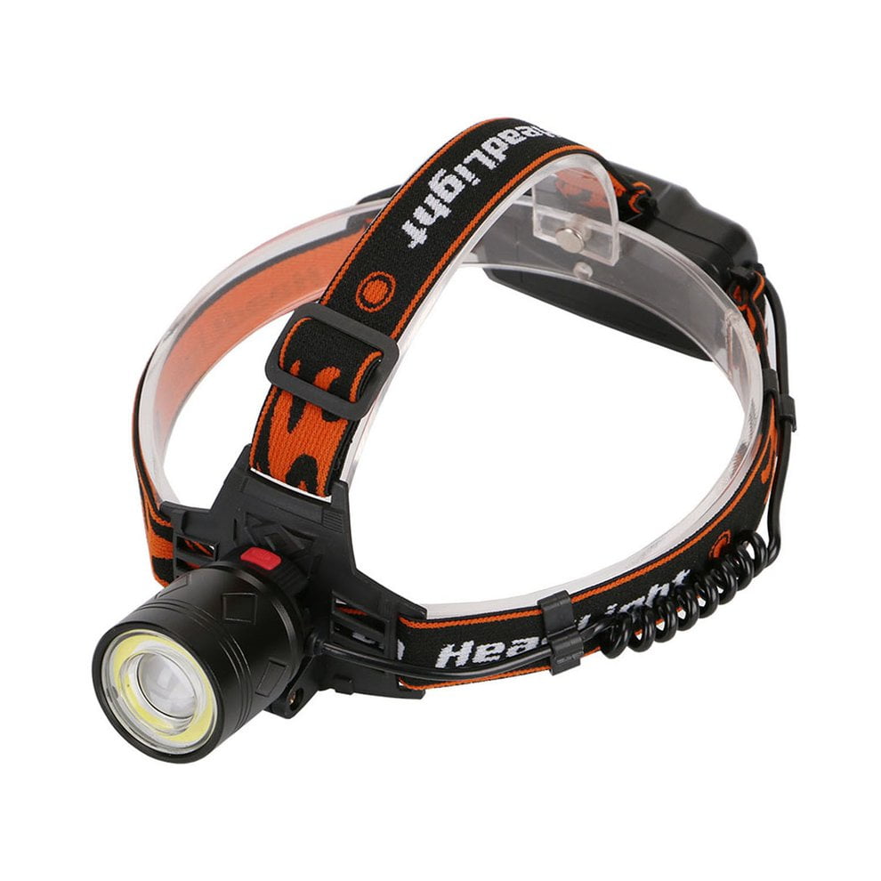 Waterproof LED Headlamp Fishing Headlight Zoomable Strong Light Lamp