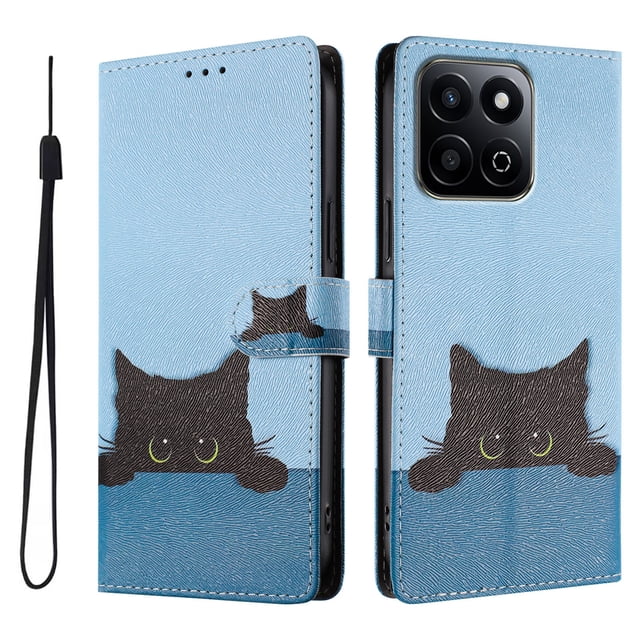 FOXDOCK Funda Tipo Cartera para Honor 200 Smart con Soporte y Correa – Diseño de Patrones Lindos
