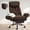 camel, variant on Big and Tall Executive Office Chair with Adjuatable Armrests and Headrest, Ergonomic Reclining High Back Criss Cross Chair , Office Chair with Footrest,Blue