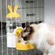 thumbnail image 5 of Dispensador de agua colgante para mascotas, comedero automático de jaula para conejos, gatos, perros, botella transparente de gran capacidad sin goteo, plástico de pared, amarillo, rosa, verde., 5 of 6