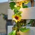 thumbnail image 4 of Luz De Cadena De Girasol Artificial Solar 2M 20 Leds Luz De Guirnalda De Girasol Con Energía Solar Ip44 Decoración De Jardín Solar A Prueba De Agua Guirnalda De Guirnalda De Girasol Luz De Hadas Luz D Muyoka Hogar, 4 of 7