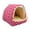 pink, variant on Bunblic Guinea Pig House,Guinea Pig Cave Bed,Mini House Hut,Warm Guinea Pig Hideout,Hamster Warm Nest for Small Pets Cage Accessories XL