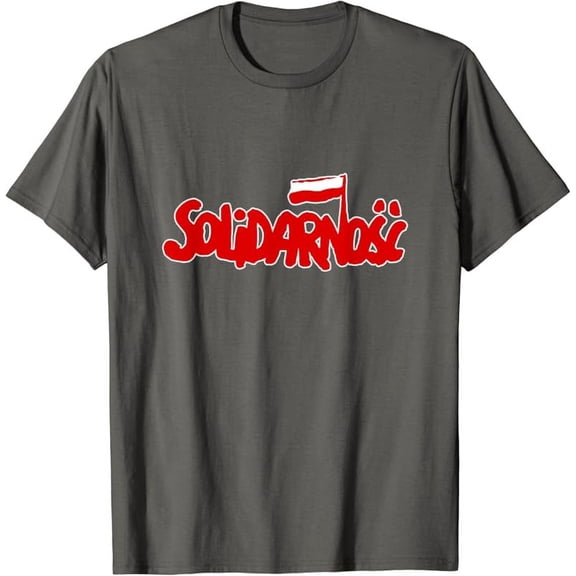 Solidarity / Solidarnosc | White & Red flag T-shirt 1980s T-shirt