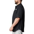 thumbnail image 2 of PFG Tamiami II Short Sleeve Shirt, L, Black, 2 of 8