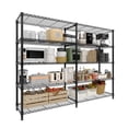 thumbnail image 1 of 5-Tier Heavy Duty L-Shaped Wire Shelving Unit, 1325 lb Capacity Adjustable Storage Rack for Garage, Pantry & Warehouse, 1 of 8