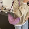 thumbnail image 4 of Bolso acolchado con bola de masa para mujer bandolera cruzada de Color sólido bolso de hombro de nube a la moda correa ajustable para viajes al aire libre, 4 of 9