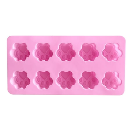 

Shiusina Cat Paw Print Silicone Cookie Cake Candy Chocolate Mold Soap Ice Mold