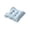 Blue-1, variant on Chair Cushions,Ruffled Border Tufted Seat Pad,Non Slip Thick Cotton Soft Square Decorative Cushion for Dining Kitchen Bedroom Indoor Seating Use(Gray)