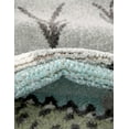 thumbnail image 4 of Unique Loom Whimsy Kids Collection Area Rug - Jungle (2' 2" x 3' 11" Runner Gray/Black) Perfect For Kids Bed Room/Nursery Room/Living Room/Class Room/Play Room, 4 of 6