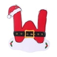 thumbnail image 1 of Adornos de árbol de Navidad del alfabeto de Caperucita Roja | Juego de 26 decoraciones colgantes festivas de acrílico | Letras caprichosas para corona y exhibición navideña | Diseño de bucle fácil |, 1 of 2