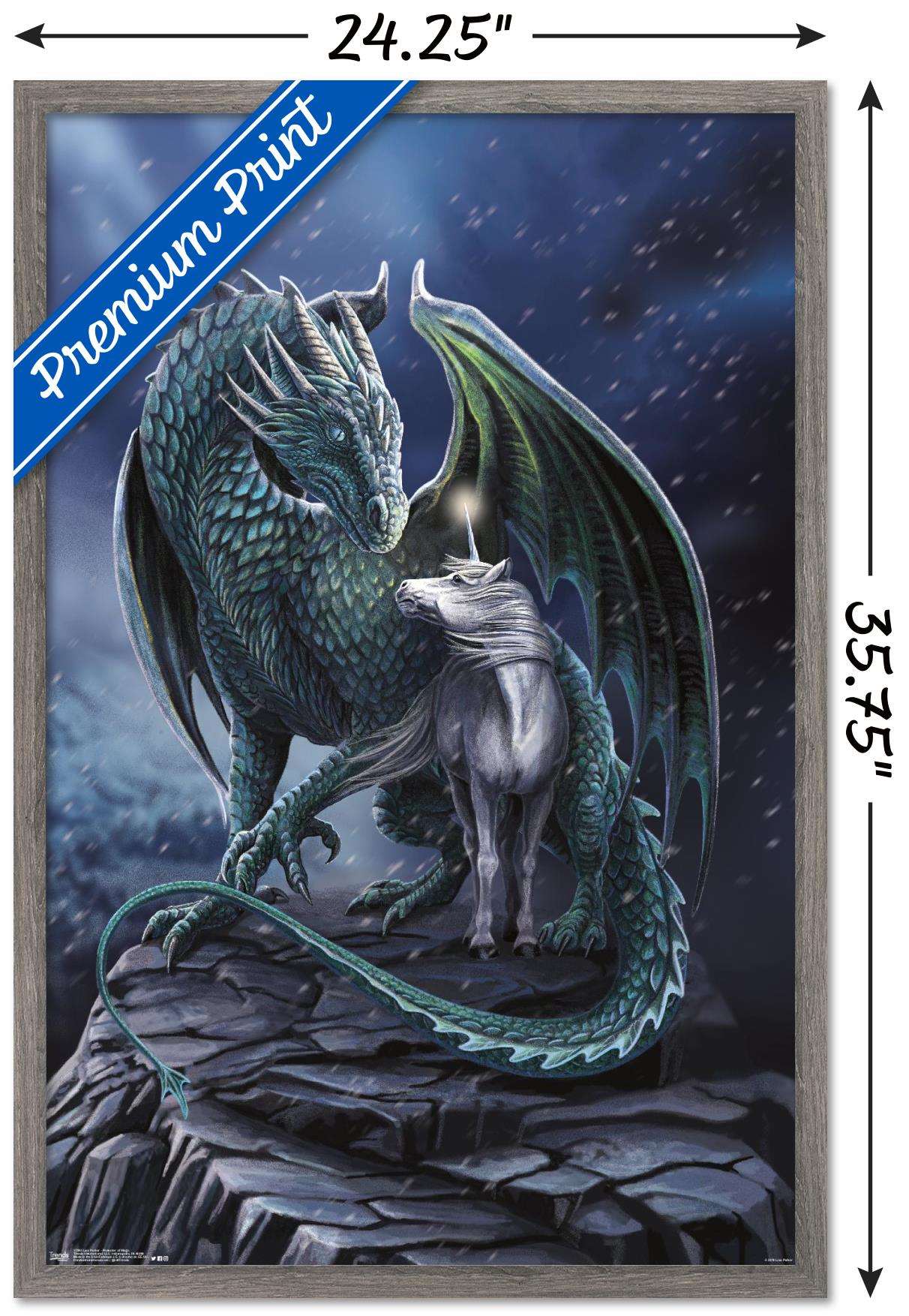Lisa Parker - Protector Of Magic Wall Poster, 22.375" x 34", Framed