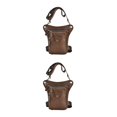 thumbnail image 1 of Maytalsory 1/2/3/5 Adjustable Strap Leg Bag For Men - Exquisite Craft And Compact Suitable For Daily Motorcycle PU Waist Fanny Pack Brown 2PCS, 1 of 6