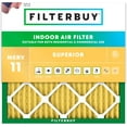 thumbnail image 3 of (2 pack) Filterbuy 18x18x1 MERV 11 Allergen Defense, Pleated HVAC AC Furnace Air Filters (1-Pack), 3 of 11