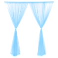 thumbnail image 2 of 1 Panel Fiber Sheer Backdrop Curtain Arch Drapes Wrinkle-Free 5ft x 9.2ft, 2 of 24