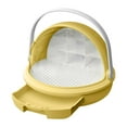 thumbnail image 1 of Milaget Silkworm Breeding Box Transparent Educational Breathable Reptile Feeding Box Yellow, 1 of 9