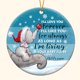 thumbnail image 1 of Adornos para árboles de Navidad Decoraciones para habitaciones Colgante de material de madera de 8 cm Wmkox8yii gf5853, 1 of 2