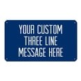 thumbnail image 4 of Three Line Message Tin Sign, 4 of 6