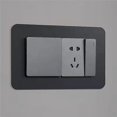thumbnail image 5 of Gold Switch Surround Frame,socket Switch Cover,switches Sticker,switch Covers For Sockets,gold Home Accessories(2pcs, Silver), 5 of 5