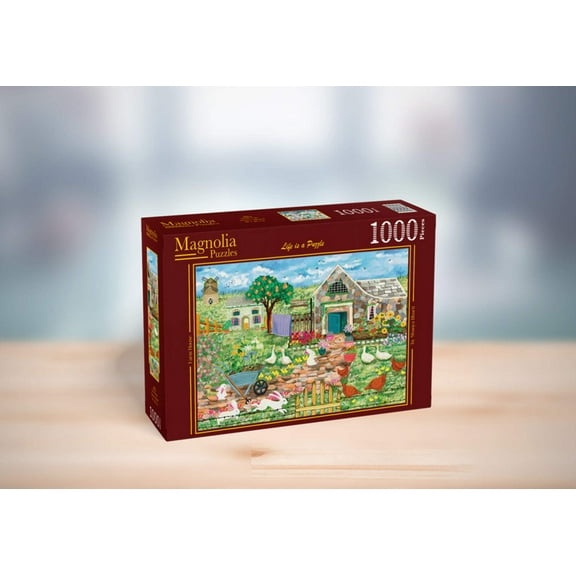 Magnolia Farm House Jigsaw Puzzle