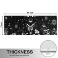 thumbnail image 5 of Kitchen Rugs Sets Of 2,Black Gothic Sun Moon Flower Pattern Anti Fatigue Kitchen Mat Rugs Non Slip Washable,Decorative Kitchen Floor Mats for Kitchen,Sink,Laundry,17"X47", 5 of 5