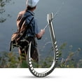thumbnail image 3 of 30Pcs/Set 1-15 Fishing Hooks Sharp Rustproof Anti-corrosion Titanium Alloy Heavy Duty Barbed Carp Fishing Fishhooks Angling Supplies, 3 of 7
