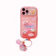 thumbnail image 1 of Sanrio My Melody 3D con adornos de muñeca, espejo de maquillaje, fundas de teléfono para iPhone 14, 13, 12, 11 Pro Max, XR, X, XS Plus, cubierta a prueba de golpes Fivean unisex, 1 of 2