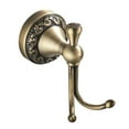 thumbnail image 4 of GUOOL Antique Brass Double Robe Hook Hanger Bathroom Hardware Bath Accessory Storage, 4 of 9