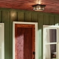 thumbnail image 5 of Kichler Beacon Square 12" Olde Bronze Finish Outdoor Ceiling Light, 5 of 5