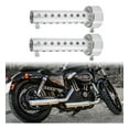 thumbnail image 6 of Applicable to 45mm Universal Silver Motorcycle Exhaust Muffler 2pcs, 6 of 6