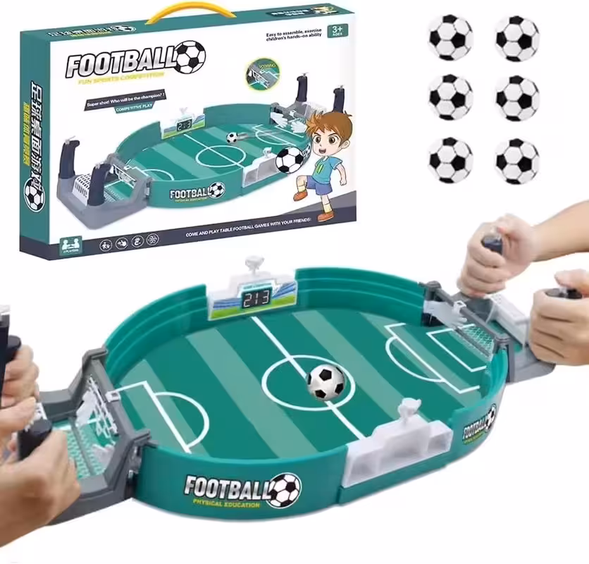 thumbnail image 1 of Futbolín Juego Interactivo, Mini Futbolín Juegos de Fútbol Futbolín Juego de Pinball, Clásico Juego Interactivo de Sobremesa para Padres e Hijos, Futbolín Deportes Juego de Mesa para Adultos Niños., 1 of 6