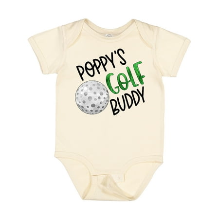 

Inktastic Poppy s Golf Buddy with Golf Ball Gift Baby Boy or Baby Girl Bodysuit