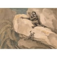 thumbnail image 3 of Samuel Howitt 24x18 Black Modern Framed Museum Art Print Titled - A Monkey and Young (After 1799), 3 of 5