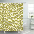thumbnail image 1 of ABPHQTO Floral Paisley Flower en Chartreuse Green y Teardrop Modern Cortina de ducha 150x180 cm, 1 of 1