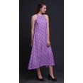 thumbnail image 3 of Bimba Robe d'Été Damassée pour Fête, Col Licou, Tenue de Plage, Dos Nu pour Femme - Très Petit, 3 of 6