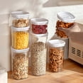 thumbnail image 3 of Bdday Glass Jar with Lid Airtight Glass Storage Container for Food, Flour, Pasta, Coffee, Candy, Dog Treats, Snacks & More Glass Organization Canisters, 3 of 3