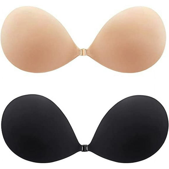 Adhesive Bra Invisible Sticky Strapless Push up Backless Reusable Silicone Covering Nipple Bras