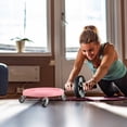 thumbnail image 4 of 1 Set Workout Sliders Disc Abdominal Training Plate Fitness Equipment Fitness Sliding Plate and Knee Pad, 4 of 9