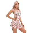 thumbnail image 3 of Women‘s Plus-Size Flower Printing Shaping Body One Piece Swim Dresses Swimsuit, 3 of 7